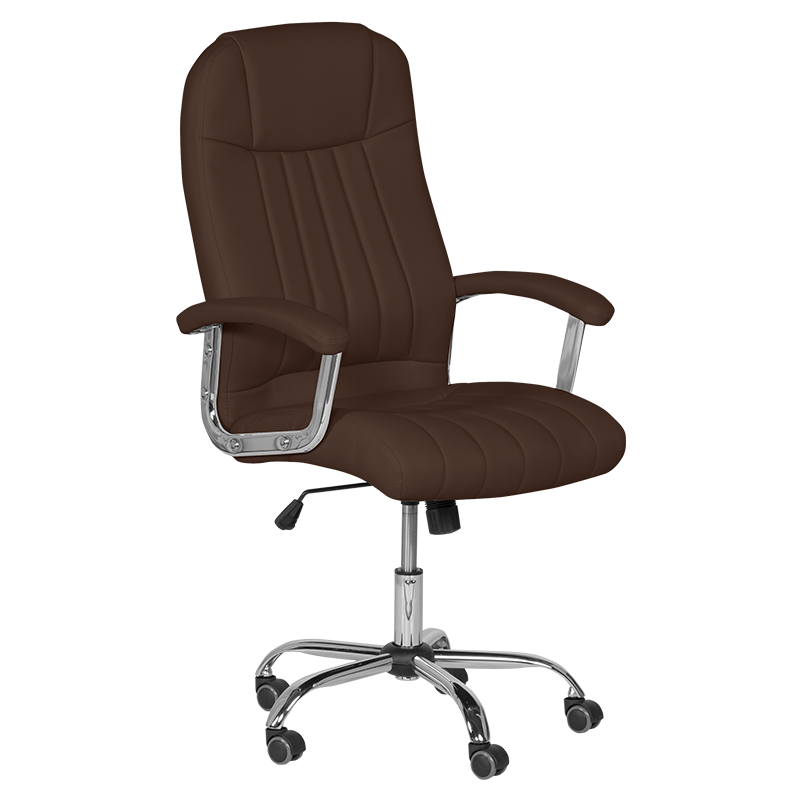 prezidentski-ofis-stol-carmen-6181-kafjav Президентски офис стол Carmen 6181 - кафяв - Image 1
