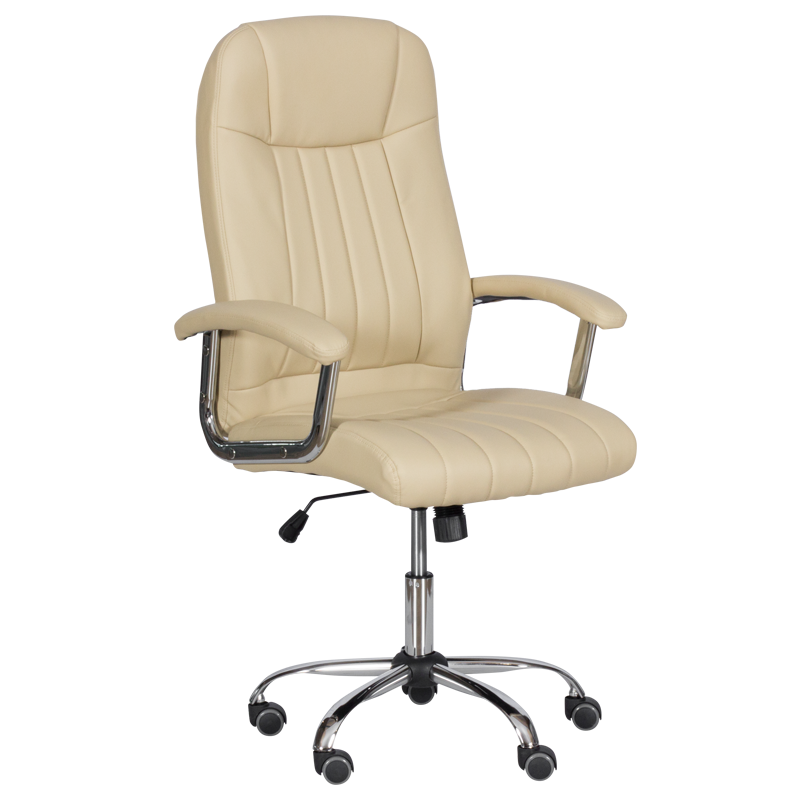 prezidentski-ofis-stol-carmen-6181-krem Президентски офис стол Carmen 6181 - крем - Image 1