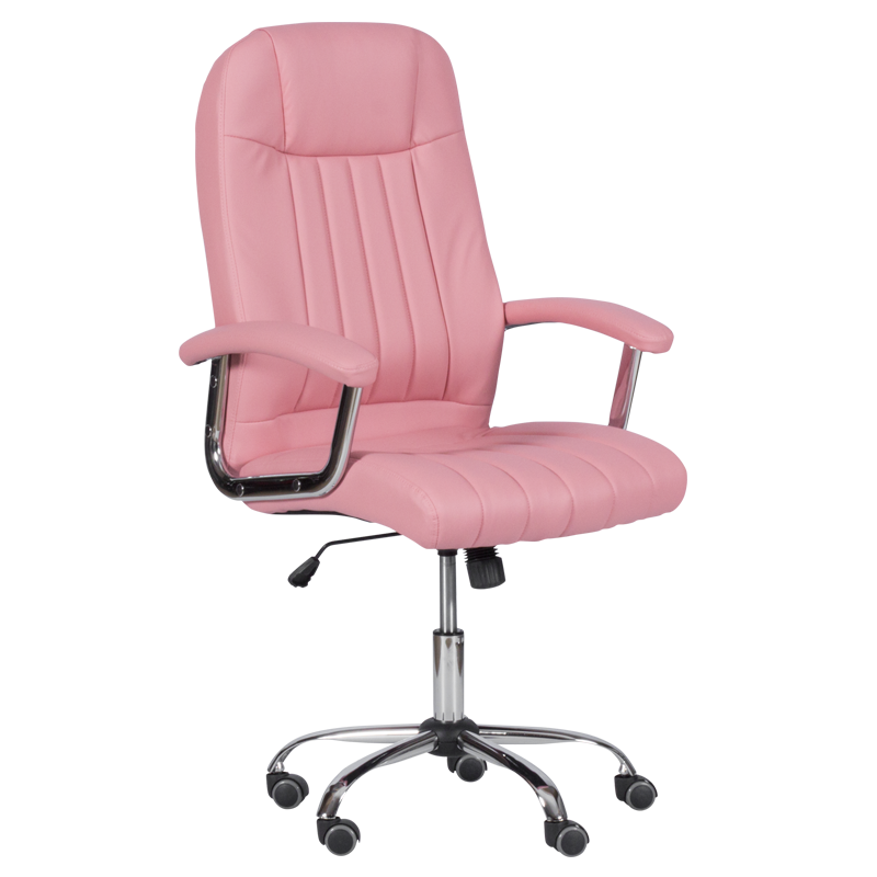 prezidentski-ofis-stol-carmen-6181-rozov Президентски офис стол Carmen 6181 - розов - Image 1