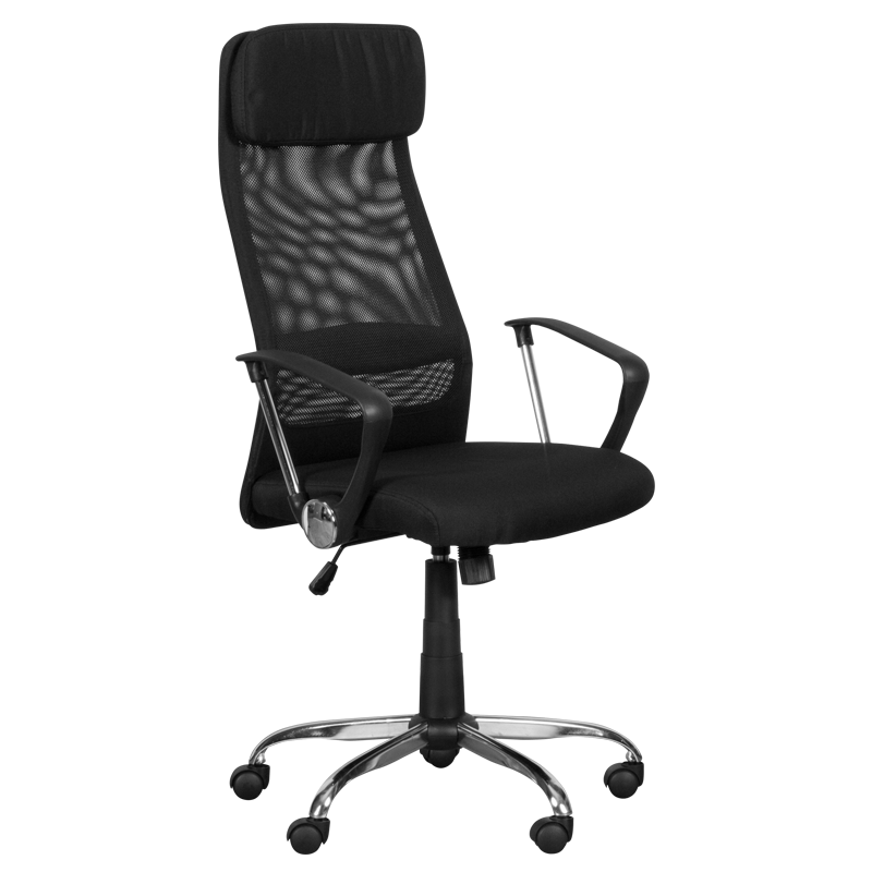 prezidentski-ofis-stol-carmen-6183-cheren Президентски офис стол Carmen 6183 - черен - Image 1