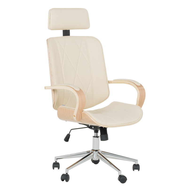 prezidentski-ofis-stol-carmen-6404-buk-krem Президентски офис стол Carmen 6404 - бук-крем - Image 1