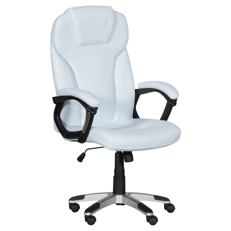 prezidentski-ofis-stol-carmen-6514-bjal Президентски офис стол Carmen 6514 - бял - Image 1