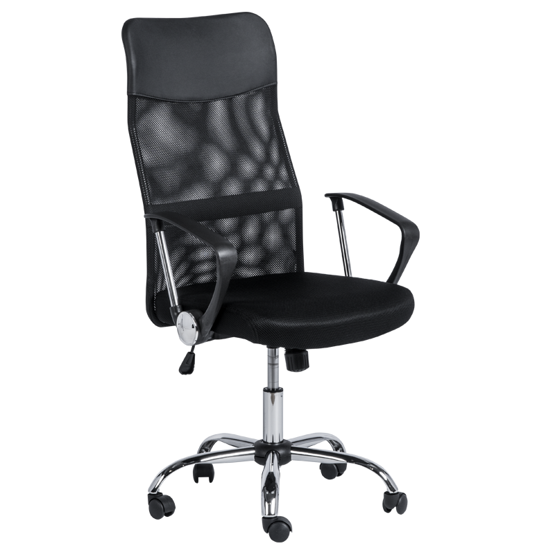 prezidentski-ofis-stol-carmen-6590-1-cheren Президентски офис стол Carmen 6590-1 - черен - Image 1