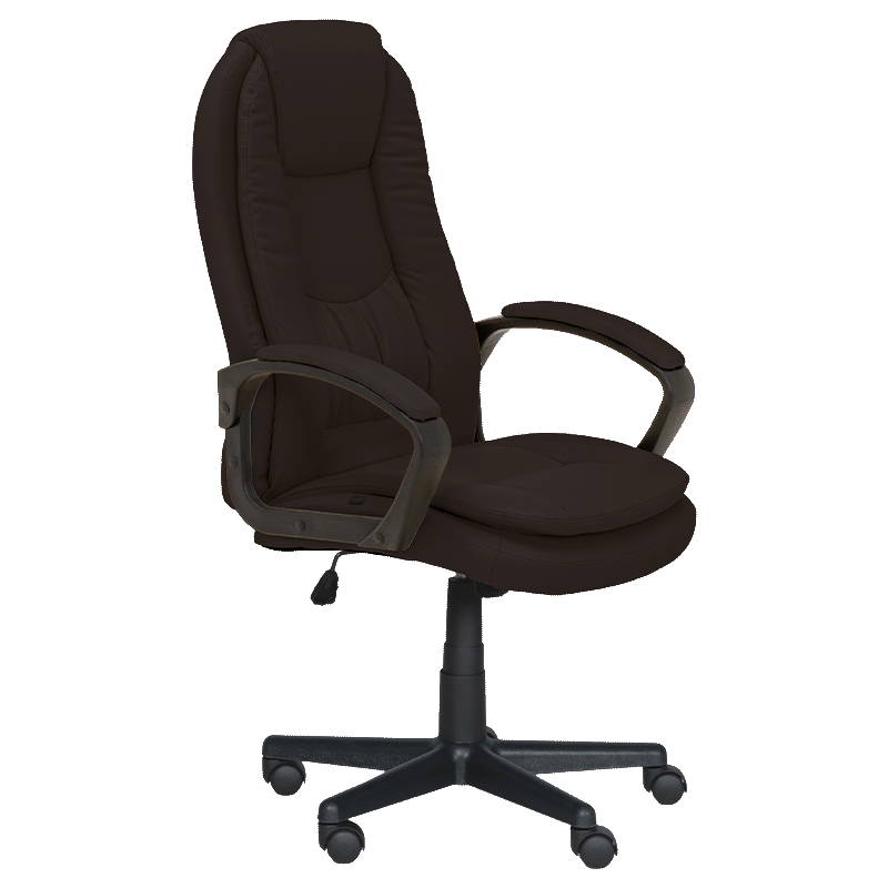 prezidentski-ofis-stol-carmen-6682-1-kafjav Президентски офис стол Carmen 6682-1 - кафяв - Image 1
