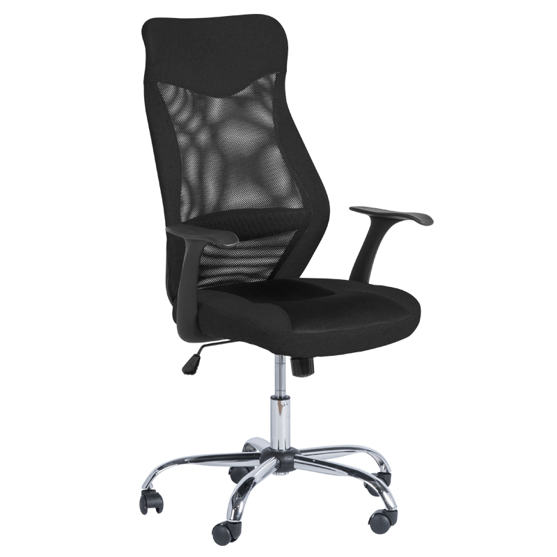 prezidentski-ofis-stol-carmen-7528-cheren Президентски офис стол Carmen 7528 - черен - Image 1