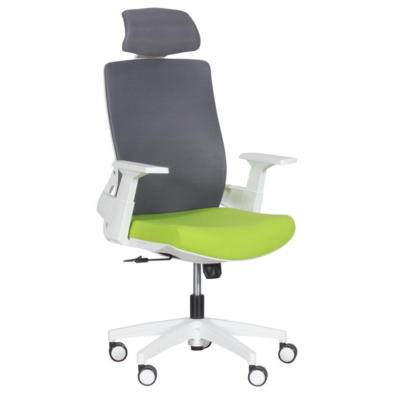 prezidentski-ofis-stol-carmen-7546-zelen Президентски офис стол Carmen 7546 - зелен-сив - Image 1