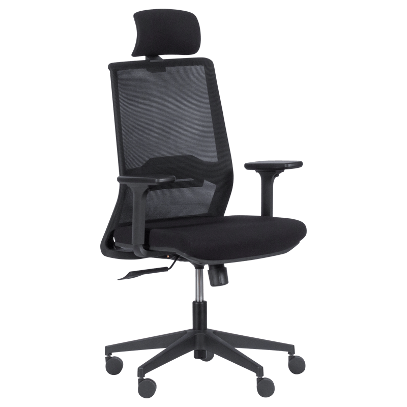 prezidentski-ofis-stol-carmen-7566-cheren Президентски офис стол Carmen 7566 - черен - Image 1
