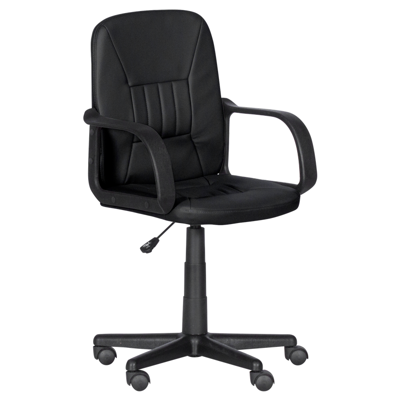 raboten-ofis-stol-carmen-6680-cheren Работен офис стол Carmen 6680 - черен - Image 1