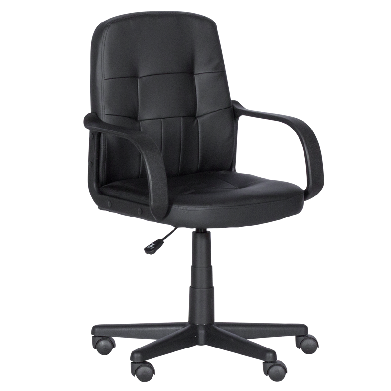 raboten-ofis-stol-carmen-6683-cheren Работен офис стол Carmen 6683 - черен - Image 1