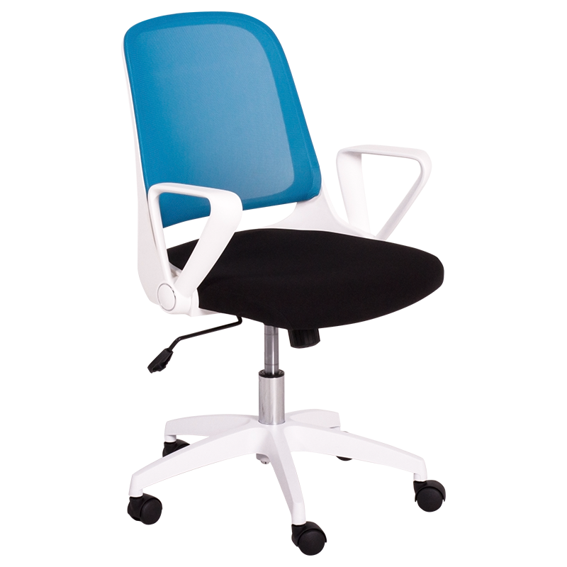 raboten-ofis-stol-carmen-7033-sinio-cheren-1 Работен стол Carmen 7033 - синьо - черен - Image 1