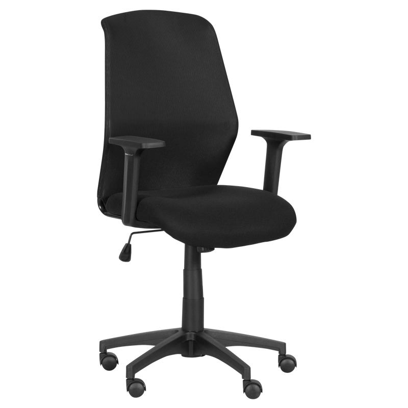 raboten-ofis-stol-carmen-7047-cheren Работен офис стол Carmen 7047 - черен - Image 1