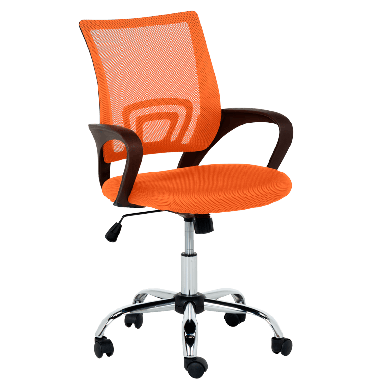 raboten-ofis-stol-carmen-7050-1-lux-oranjev Работен офис стол Carmen 7050-1 LUX - оранжев - Image 1