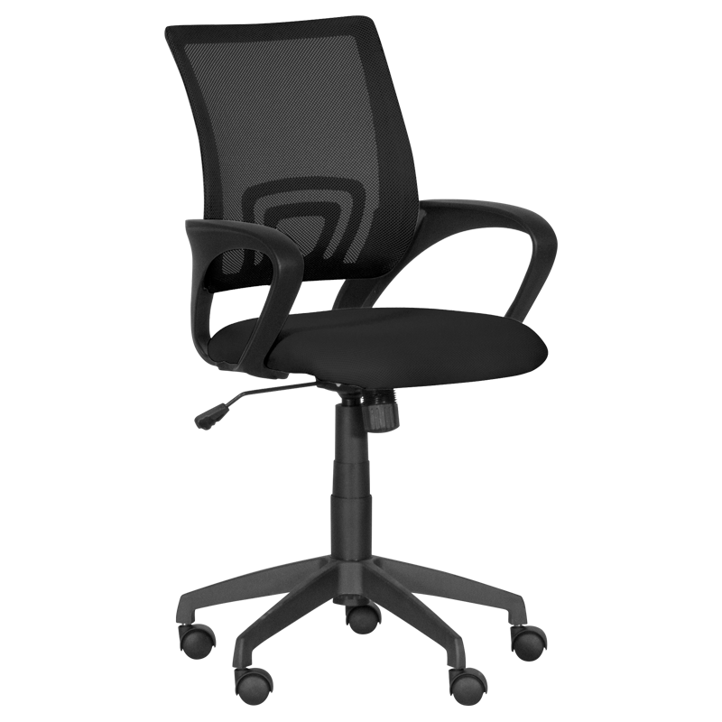 raboten-ofis-stol-carmen-7050-cheren Работен офис стол Carmen 7050 - черен - Image 1