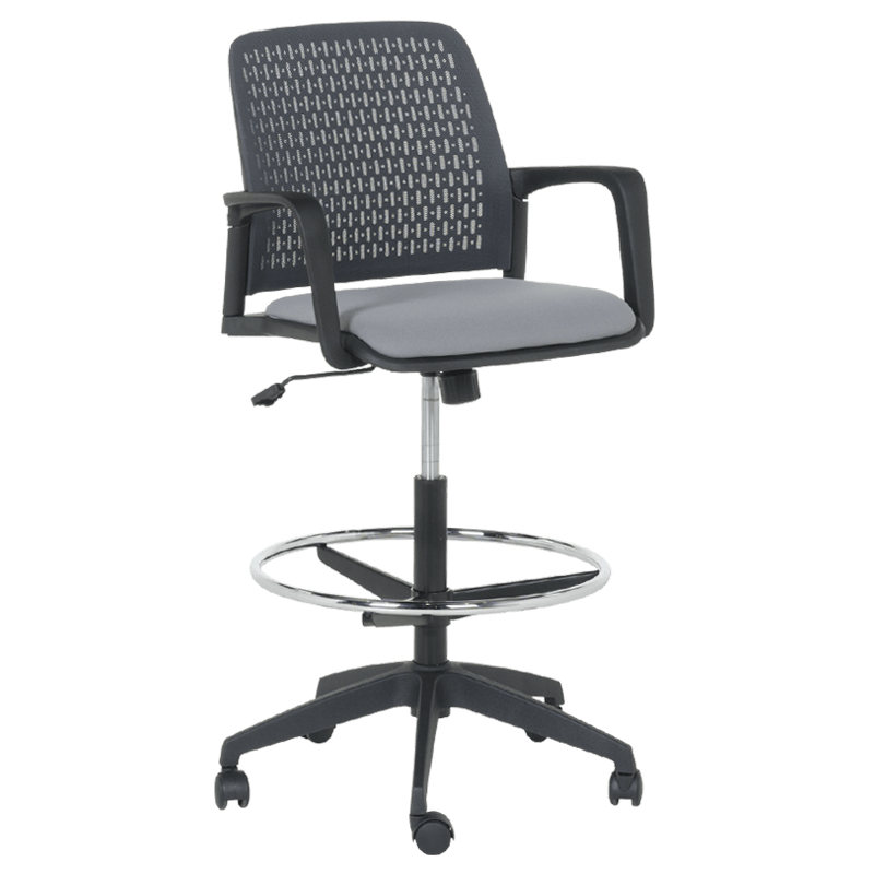 raboten-ofis-stol-carmen-7556-siv Работен офис стол Carmen 7556 - сив - Image 1
