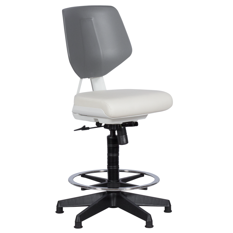 raboten-ofis-stol-lab-bjal-as Работен офис стол LAB - бял AS - Image 1