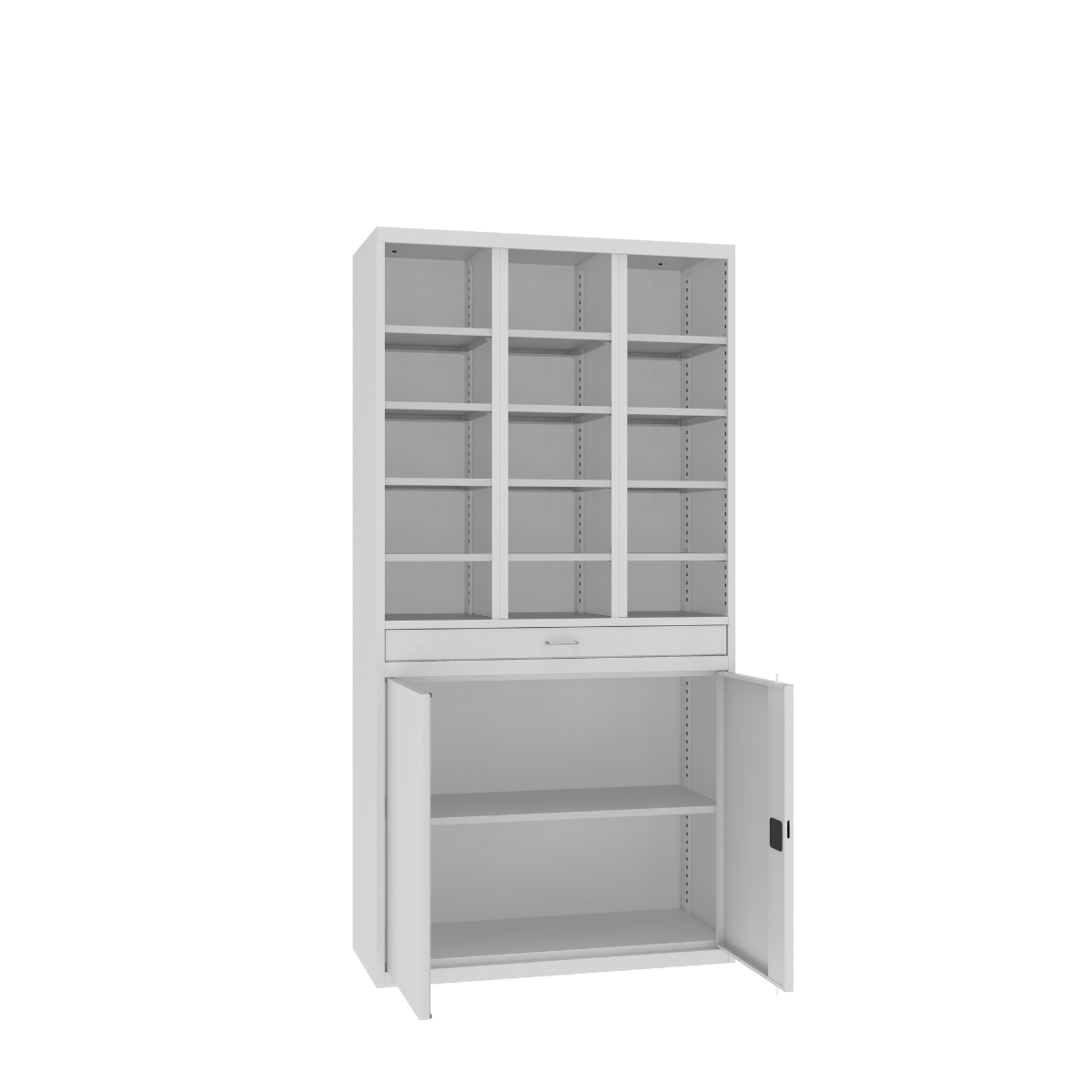 sbmk1-7035-l-profile-open Метален шкаф SBMK 1 - Image 1