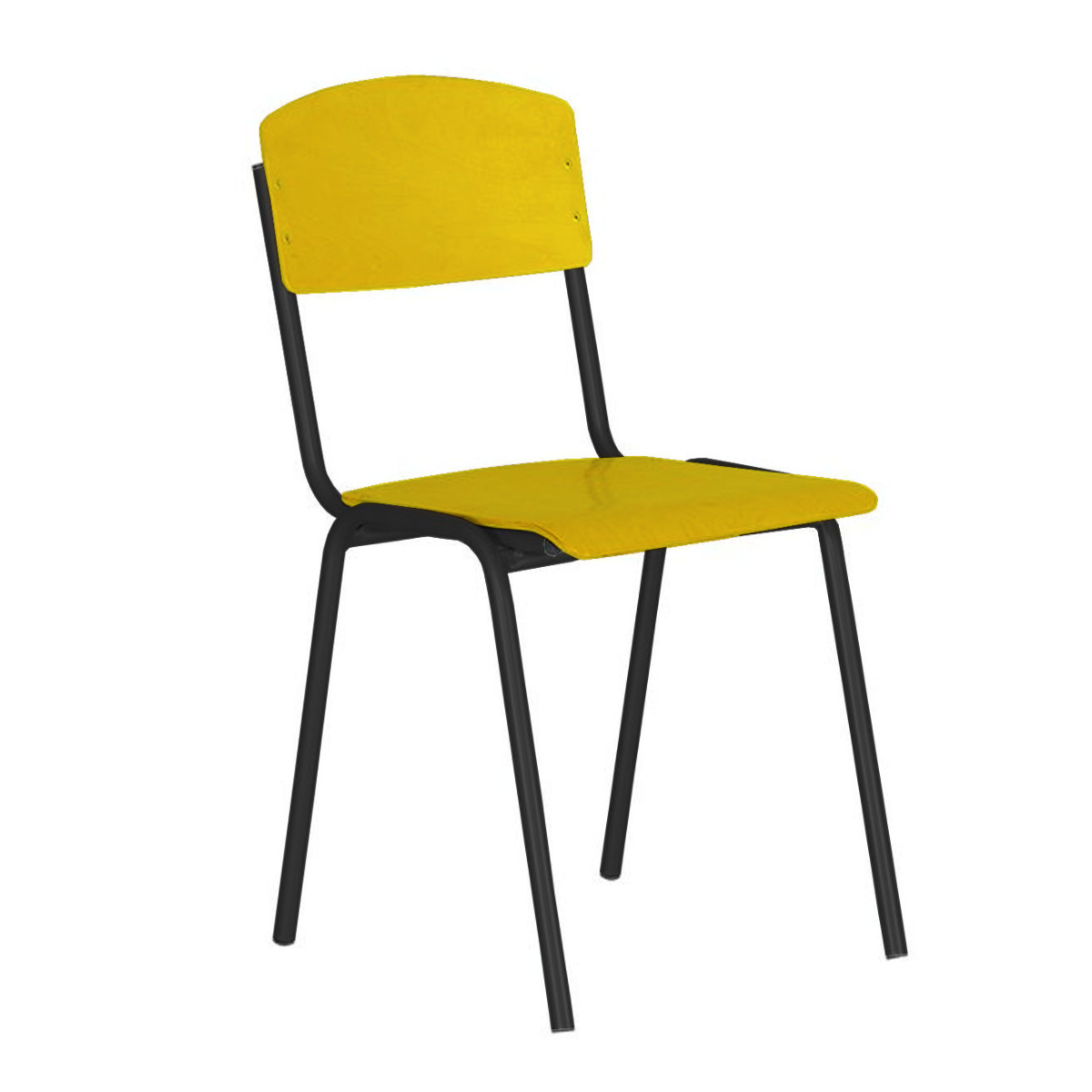 tina-black-yellow Ученически стол Tina Colors - Image 1